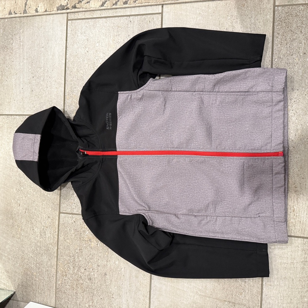 Snotek x- series Men's Black & Light Gray Hooded Jacket